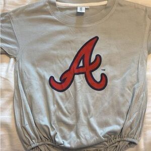 Red Logo Kids Tee - Gray